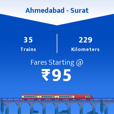 Ahmedabad To Surat Trains
